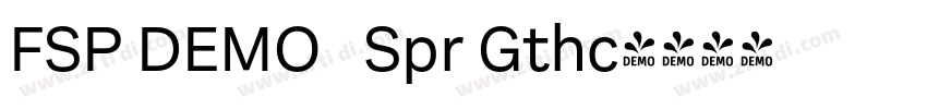 FSP DEMO   Spr Gthc字体转换